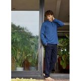 Kly Midi Yaka Battal Pamuk Erkek Pijama Takımı 9133