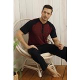 Kly Midi Yaka Erkek Pijama Takımı