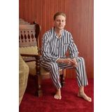 KLY Poplin Kumaş %100 Pamuk Erkek Pijama Takım