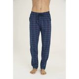 Kly Premium Erkek Ekose Rahat Kesim Pamuklu Beli Bağcıklı Cepli Eşofman/Pantolon/Pijama Altı