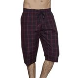 KLY186 ERKEK EKOSE DESEN KAPRİ BORDO M