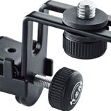 K&M 24030 davul için mikrofon tutucu, siyah, 3/8 inç dişli - mikrofonlar için tutucu - çelik, titreşim sönümlemeli