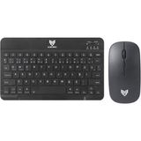 Km-33 Wireless Bluetooth Kablosuz Klavye Mouse Set Siyah Tablet,laptop, Telefon, Tv Uyumlu