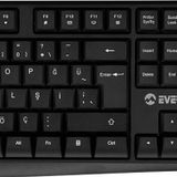 Km-7500 Siyah Kablosuz Q Multimedia Klavye + Mouse Set