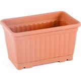 Kmb1 Kemer Balkon Saksı Tabaklı 30,5cm, 6 Litre Kiremit