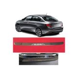 Kml34tuning55 Fiat Egea Sedan Krom Arka Tampon Üstü Koruma Eşiği Yazılı 2015-2025 Uyumlu Paslanmaz Çelik
