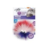 Kmrsfres Afp Furry Ball - Tüylü Renkli Top Oyuncak Kırmızı