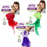 Kmrsfres Pawise Catnipli Peluş Kuş Oyuncağı 12 cm - Renkli