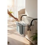 KMS HOME Askılı Çamaşır Kurutmalık Petek Askılı Balkon Askılı 50 cm x 35 cm