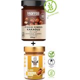 Kms Home Harras Glutensiz Kakaolu Fındık Ezmesi 350 gr + Yörük Ana Yer Fıstığı Ezmesi 300 gr - 650 gr