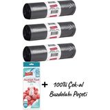 Kms Home Koroplast Endüstriyel Büyük Boy Çöp Poşeti ( 65*80 Cm) 10'lu x 3 Adet + Çek-Al Buzdolabı Poşeti - 65 x 80 cm
