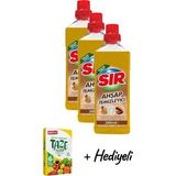 Kms Home Sır Ahşap Temizleyici Lamine Parke Temizleyici Mobilya Parlatıcı 1000 ml x 3 Adet - 3000 gr