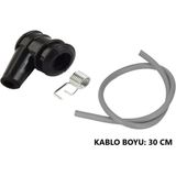 Kmtmak Motorlu Testere Motorlu Tırpan Buji Kepi Teli Kablosu Set 30 Cm