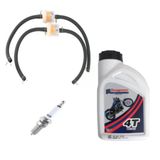 Kmtmak Motorsiklet Filtre Benzin Hortum Set 2 Adet 4T Yağ D8tc Buji