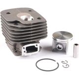 Kmtmak Silindir Piston Set- 50MM Motorlu Testere Uyumlu Husqvarna 268 Kesim Motoru Gömlek Piston - Renkli