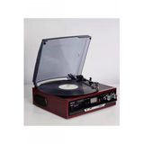 Kn-27 Bluetoothlu Kumandali Hoparlorlu Pikap Radyo Kaset Usb Mp3 33-45-78 Plaklar Calar