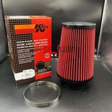 K&N Kn Performans Artırıcı Açık Hava Filtresi 7.6Cm Huni Tip Kırmızı Renk - Yüksek Performans