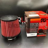 K&N Kn Performans Artırıcı Açık Hava Filtresi 7.6Cm Kırmızı Renk - Yüksek Performans