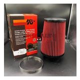 K&N Performans Artırıcı Açık Hava Filtresi 7.6cm Huni Tip Kırmızı Renk - Yüksek Performans