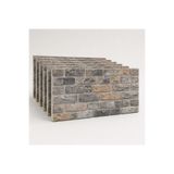 KnB Duvar Panelleri EDINBURGH TAŞ GÖRÜNÜMLÜ 3D STRAFOR DUVAR PANELİ (5'Lİ PAKET)