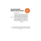 KnB Duvar Panelleri KARTAS-100 TAŞ GÖRÜNÜMLÜ 3D STRAFOR DUVAR PANELİ (5'Lİ PAKET)