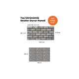 KnB Duvar Panelleri TUGLA-608 TAŞ GÖRÜNÜMLÜ 3D STRAFOR DUVAR PANELİ (12'Lİ PAKET)