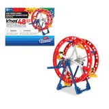 K'NEX Minyatür Dönme Tekerlek İnşaat Seti, 48 Parça Eğlence ve Masaüstü Dekorasyonu, 6 Yaş ve Üstü İçin Yapılacak Model, Yetişkinler İçin Basit Oyun