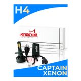 Kng H4 Led Xenon Far Ampulü | Çift Devreli | Kıngstar Captaın Serisi | 12.000 Lumen | Beyaz Işık | Canbus | 3 Tırnak