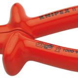 Knipex 11 17 160 kablo sıyırıcı krom kaplama daldırma izole, VDE onaylı 160 mm