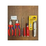 Knipex 6 Parça Tam Profesyonel Usta Seti 160 Mm Pense Yan Keski İzeltaş Set, KNİPEX160UST