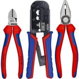 Knipex - 975110 Jak Pense + 0302180 Pense + 7002160 Yan Keski 3'lü Set