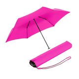 Knirps Cep şemsiyesi Ultra US.050 Slim Manual – Ultra hafif ve düz – fırtınaya dayanıklı – rüzgar geçirmez – 21 cm – neon pembe