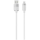 Knit Glam 2.1A Hızlı Şarj Destekli Usb-A To Lightning Şarj Ve Data Aktarım Kablosu 1 Metre Beyaz