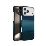 Knit iPhone 17 Pro Kevlar Kılıf - Mavi