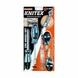 KNITEX 6 Parça Tornavida ve Çok Amaçlı Set, Siyah Çelik, Çift Taraflı Uçlar, Topaç Tornavida, Kontrol Kalemi, Elektrik Bandı Dahil