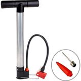 Knitex Bisiklet Motosiklet Pompa Lastik Hava Şişirme Pompası + Top Iğnesi + Bot Şişirme Aparatı Çift Başlık