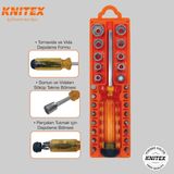 Knitex KTX034 28 Parça Değişken Bits Uçlu Tornavida Seti
