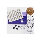 KnitPro Nova Metal Deluxe Değiştirilebilir Misinalı Şiş Seti 10616