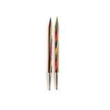 KnitPro Symfonie 3,50mm Özel Kısa Değiştirilebilir Ahşap Misinalı Şiş Ucu Kısa