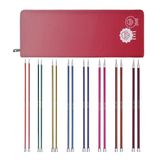 KnitPro Tek uçlu örgü iğnesi seti – Zing (25 cm) – 2,50 – 6,00 mm
