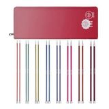 KnitPro Tek uçlu örgü iğnesi seti, Zing (35 cm) – 2,50 – 6,00 mm
