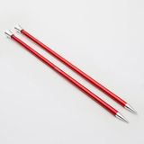 Knitpro Zing 35 cm Renkli Metal Örgü Şişi 9 mm Hafif Alüminyum ile Pürüzsüz Kayganlık Sağlar - no 9 mm