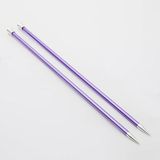 Knitpro Zing 35 cm Renkli Metal Örgü Şişi Hafif Alüminyum ve Sivri Uçlu Tasarım - no 7 mm
