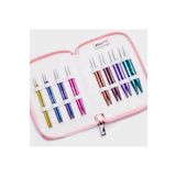 KnitPro Zing Değiştirilebilir Misinalı Deluxe Kısa Şiş Seti 10 Cm