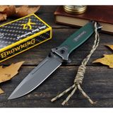 Knivox Browning 364 İpli Haki Kamp Çakısı