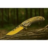 Knivox Browning Gold Ejderha Desenli Kamp Çakısı