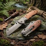 Knivox Browning Ya-Da104 Ahşap Kabze Survival Tanto Kamp Çakısı