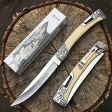 Knivox Columbia Company A3165-C İşlemeli Manuel Kamp Çakısı