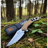 Knivox Columbia Company A3390-B Fixed Blade Brown Auto Kamp Çakısı