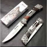 Knivox Columbia Company İşlemeli A3159b Kamp Çakısı